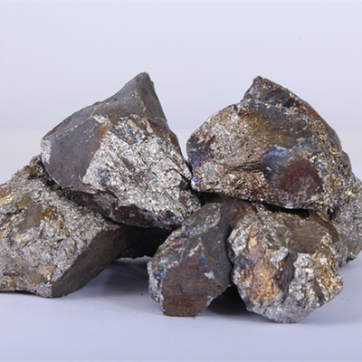 Gümüş Gri Ferro Titanyum Metal Parça Ferrotitanyum 70