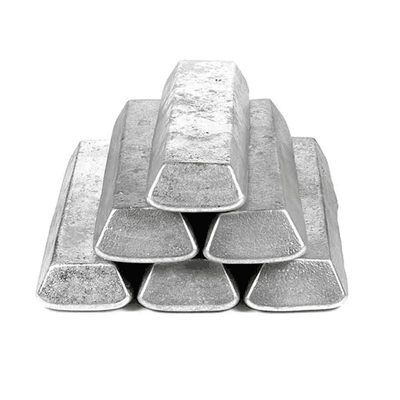 Saf Magnezyum Külçeleri Gümüş Beyaz Yüksek Saflık %99,95