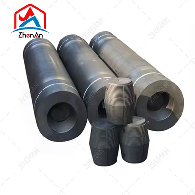 Yüksek Karbon UHP Yüksek Güçlü Grafit Elektrodu 500 600 700mm 1.6 G/M3