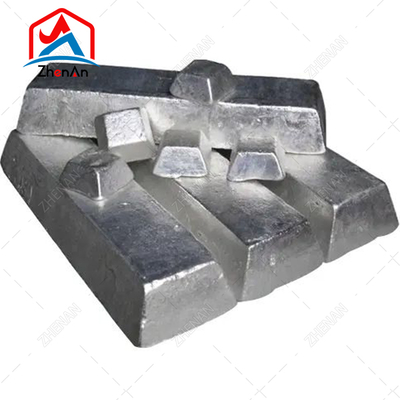 Metal Alaşım Üretimi için Gümüş Gri Yüksek Saflıkta Magnezyum Külçe