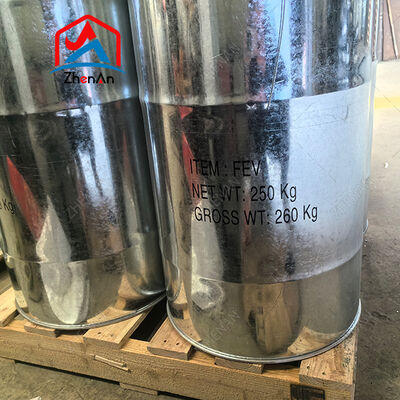 FeV alaşımı Granules 50 Mesh Fine Grain Metallik Gümüş Yüksek Güçlü Alaşım Üretiminde