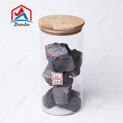 Alloy Çelik ve dökme demir için 55% 75% Silikon İçeriği ile Premium Ferro Silikon FeSi Granülleri 10 ′′ 100 mm Boyutlarda ve Düşük Fosfor ve Kükürt
