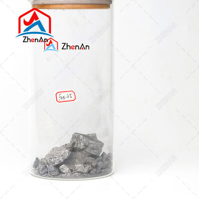 Endüstriyel Ferrosilikon 75 (FeSi 75) Çelik üretimi için % 75 Silikonlu Alaşım 10 ̊220mm Boyutlarda