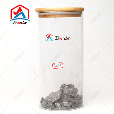 10-100mm Granüllerle Çelik Rafinerliği için Yüksek Saflıklı Ferrosilikon FeSi Alaşımı