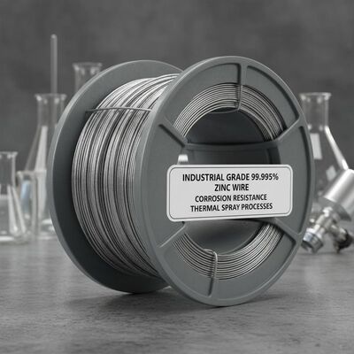 Korozyon Direnci ve Termal Sprey İşlemleri İçin Endüstriyel Sınıf %99.995 Çinko Tel