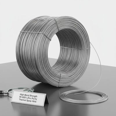 Yüksek Bağlanma Gücü 99.995% Sink Saflığı, korozyona dayanıklı metalleme için termal püskürtme tel