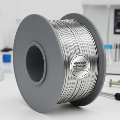 Yüksek Saflıklı 99,995% Çinko Tel, Metallizing Spray Uygulamalarında Korozyona Direnci ve Hassas Tel Diametresi