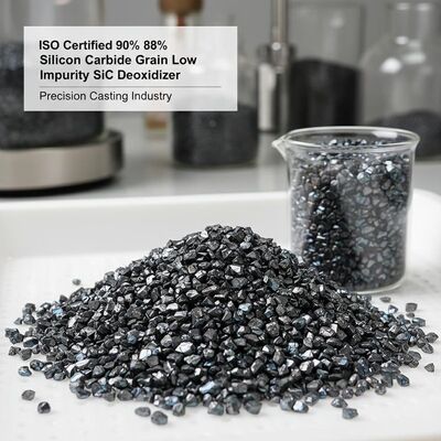ISO Sertifikalı 90% 88% Saflık Düşük Kirlilikli Silikon Karbid Tanesi