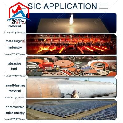 Metalurjik Uygulamalar İçin Etkin Çelik Oksijen Giderici Olarak 1-3mm Yüksek Karbonlu Silisyum Karbür Granülleri SiC 88