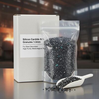 Yüksek Saflıklı % 90 Silikon Karbid Çelik Deoksidan için 1-3 mm Granüller