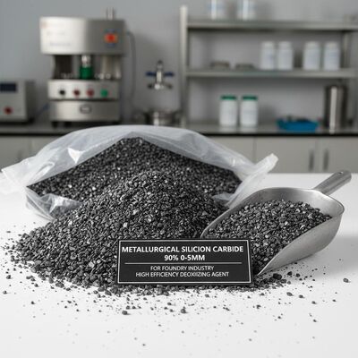 Döküm Endüstrisi için %90 Saflıkta Silisyum Karbür 0-5mm Yüksek Verimli Oksijen Giderici