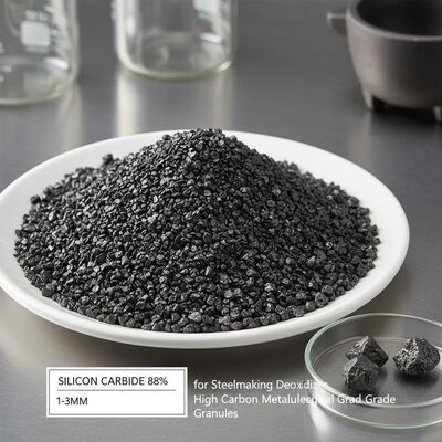 Çelik Yapımı Deoksidizeri İçin Yüksek Karbonlu Silisyum Karbür %88 1-3mm Granül