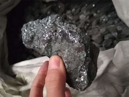 Si40 Gümüş Gri Demir Silikon Alaşımlı Cüruf, Çelik Üretimi Deoxidizer Olarak