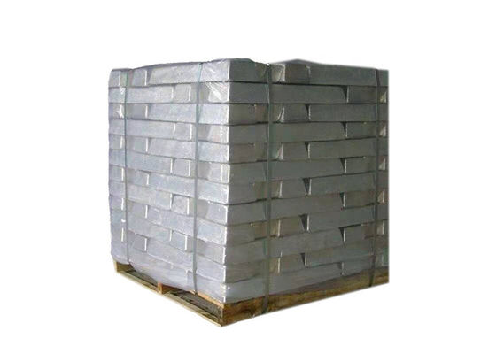 Magnezyum Külçesi Parlak Gümüş Magnezyum Metal Alaşımı %99,98 25kg